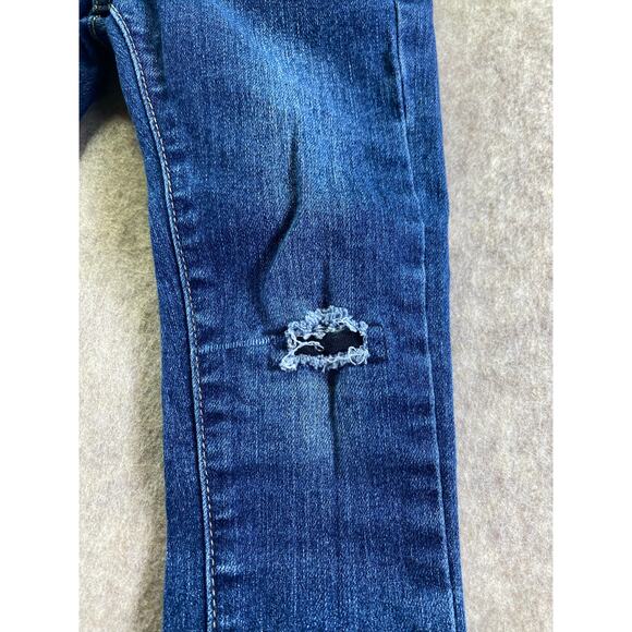 Joe's Jeans Skinny Distressed Adjustable Waist Blue Jeans Size 5 - Picture 5 of 8